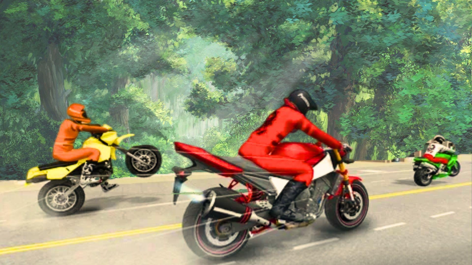 Screenshot of Rally Bike Racing-Moto Race 3D
