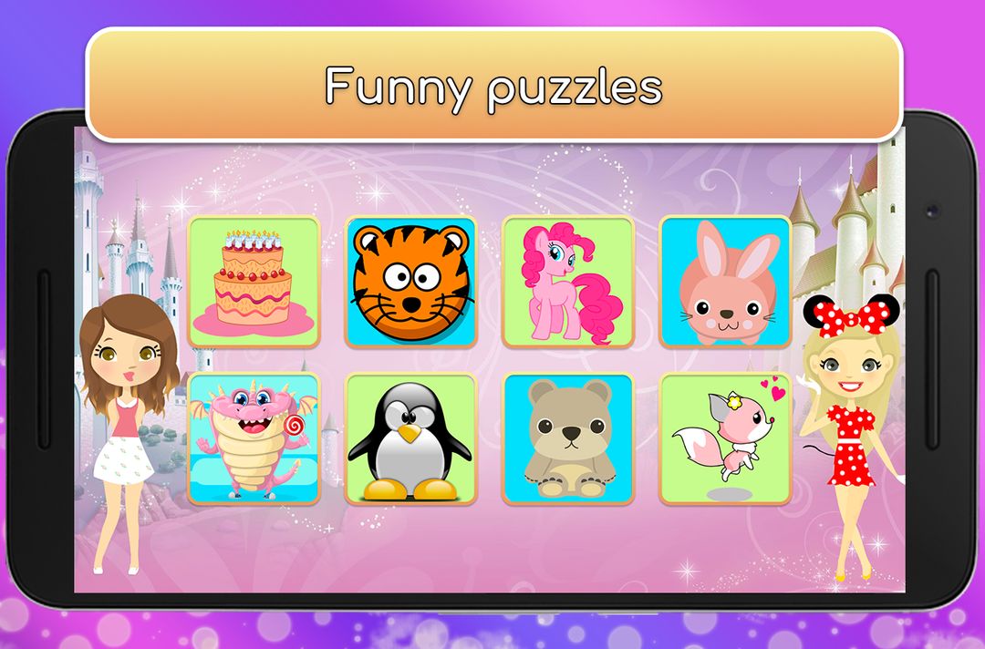 Screenshot of Kids Games for Girls. Puzzles