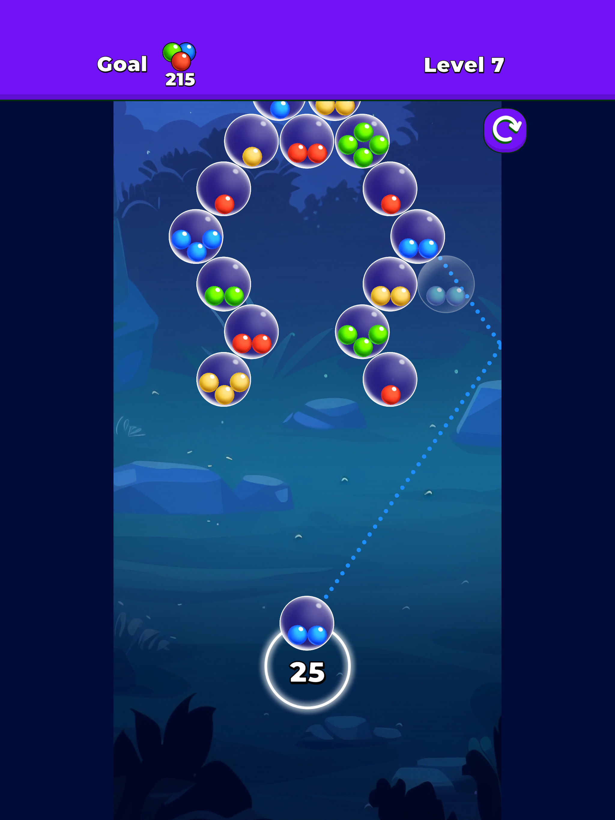 Bubble Marbles Game Screenshot