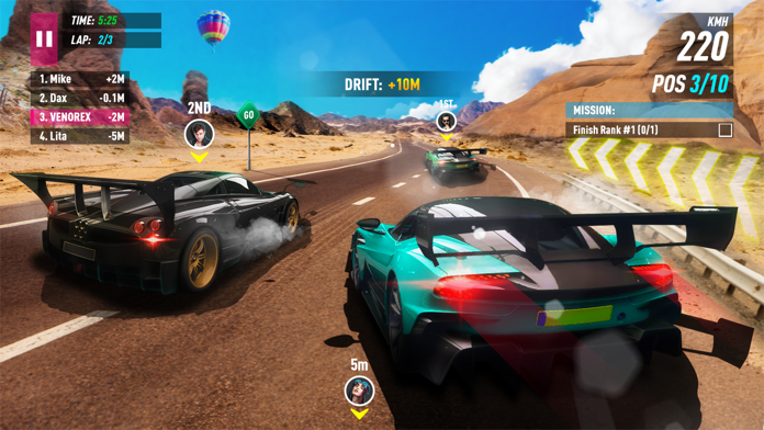 Baixe Jogos de corrida de carros 3d no PC