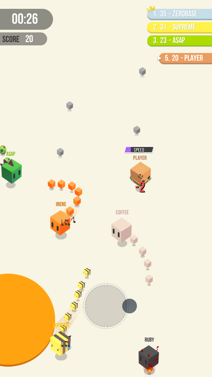 Cut.io : Keep the tail Game Screenshot
