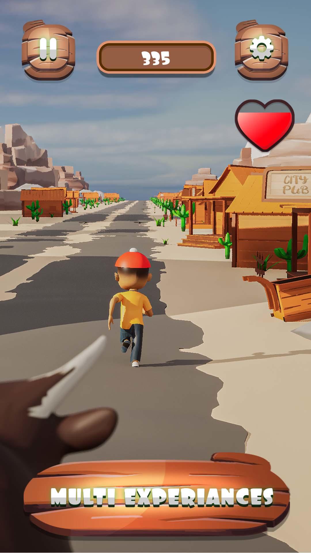 Cowboy Runner Mexico ภาพหน้าจอเกม