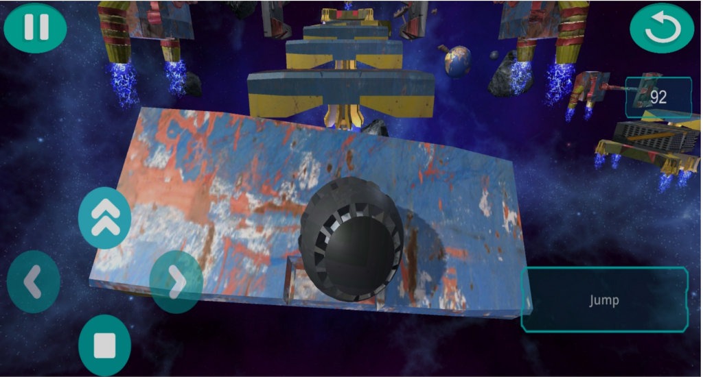 Captura de Tela do Jogo Space Ball Pro