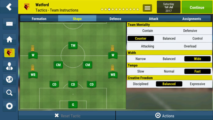 Screenshot of Football Manager Mobile 2018