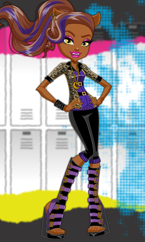 Dress up Clawdeen Wolf ภาพหน้าจอเกม