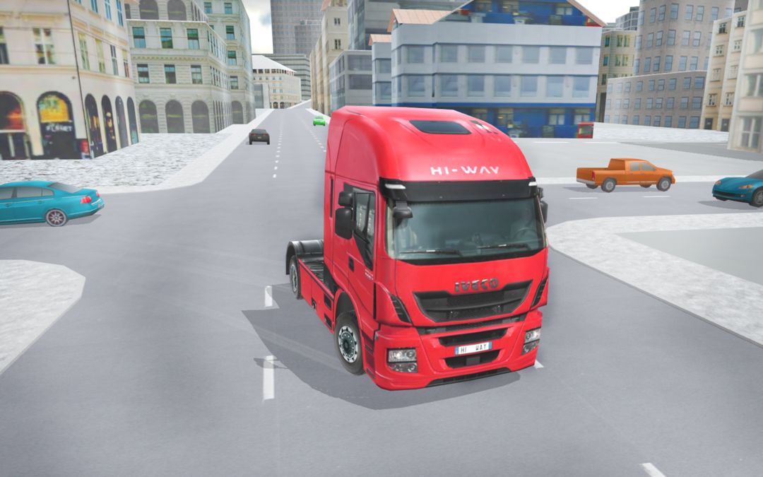 City Truck Driving Simulator 게임 스크린 샷