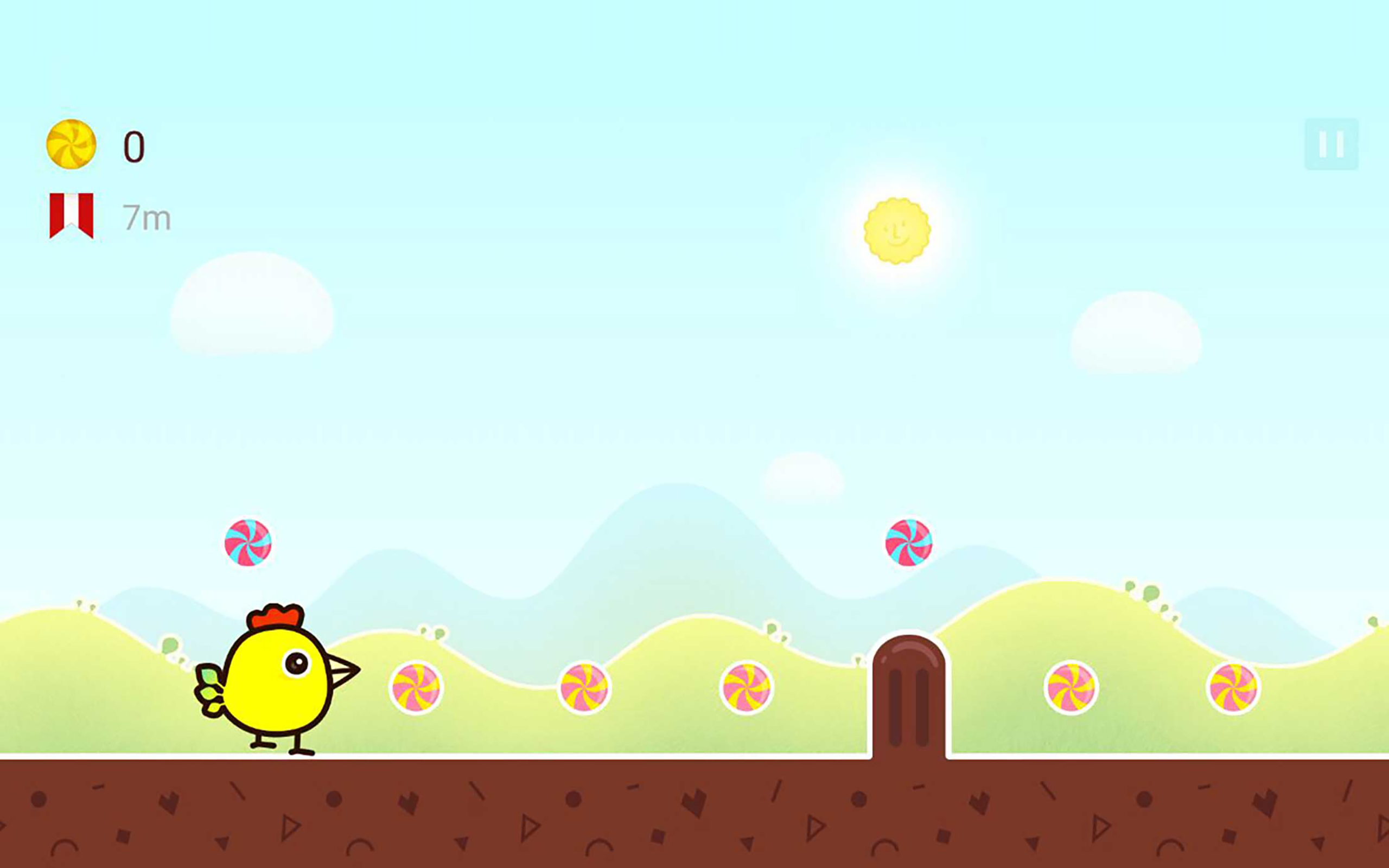 Chicken Run - Happy Chick Jump Game Screenshot