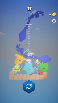 Скриншот игры EUROPE MAP STACK