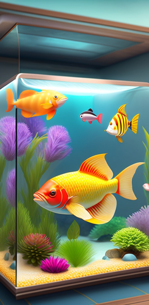 Cuplikan Layar Game Fish Tank Aquarium game