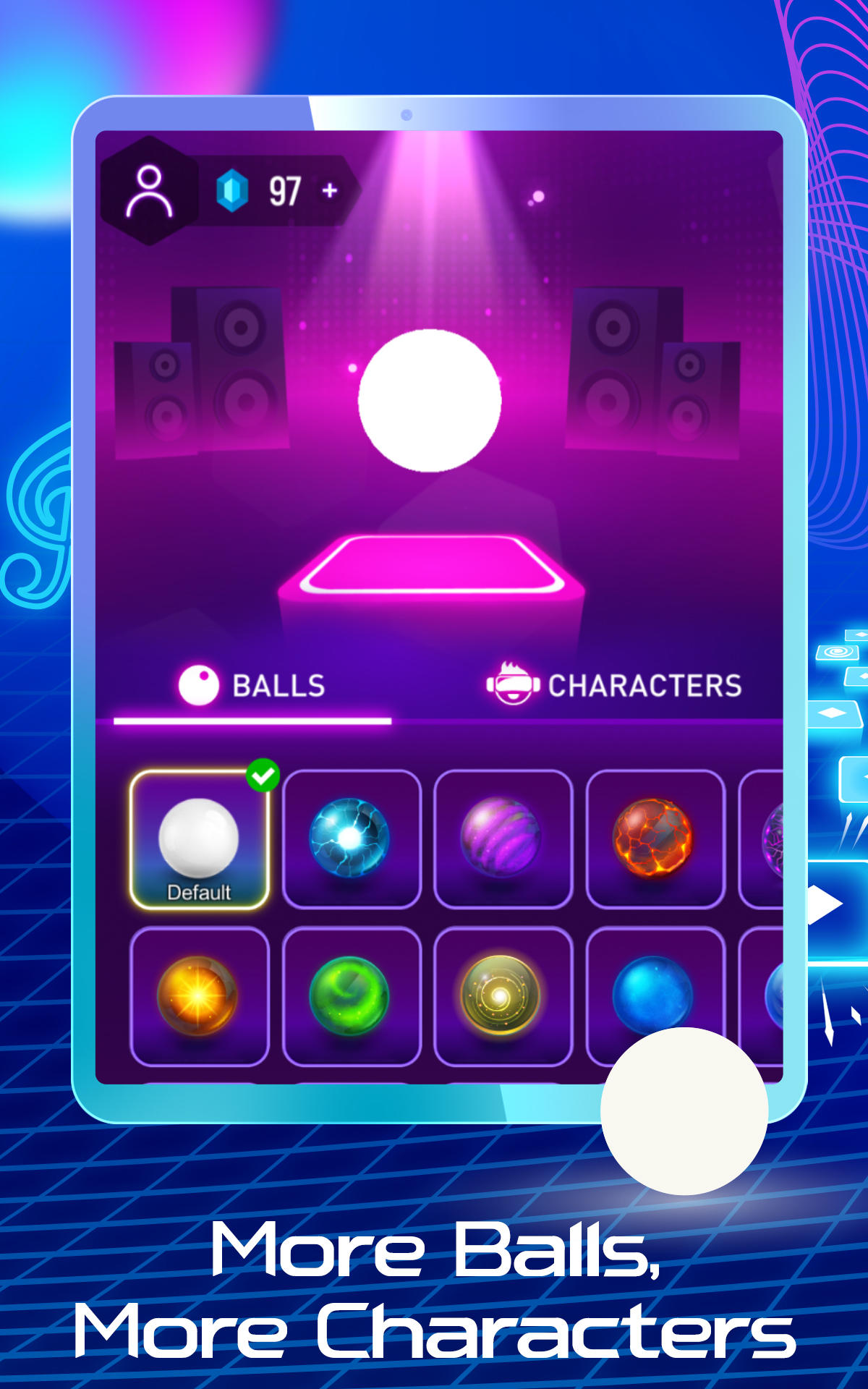 Tiles Hop Music & Ball Game Game Screenshot