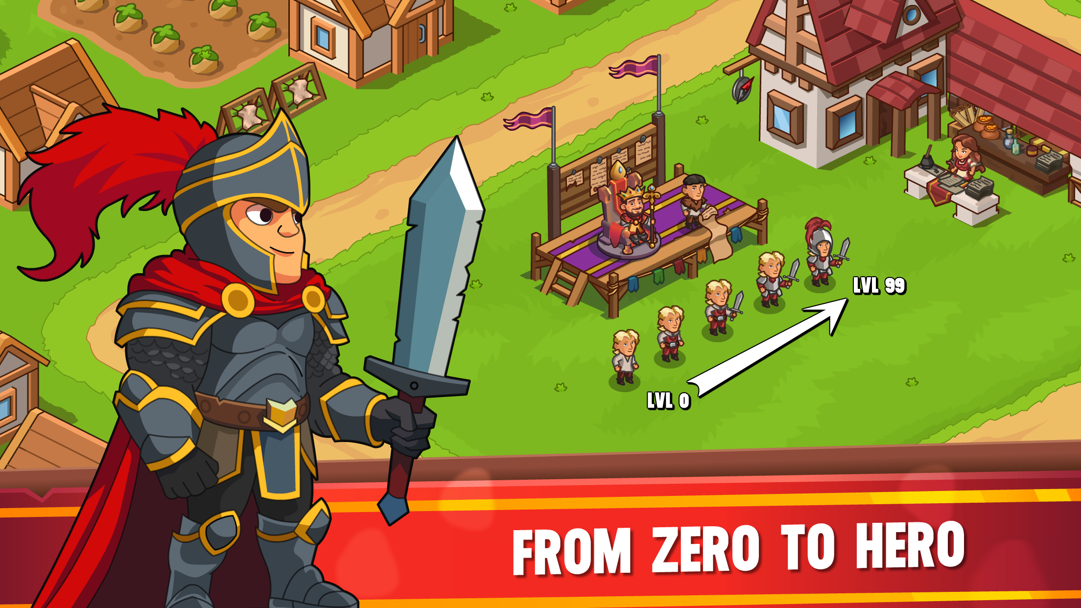 Legendary Hero Forge: Idle RPG Game Screenshot