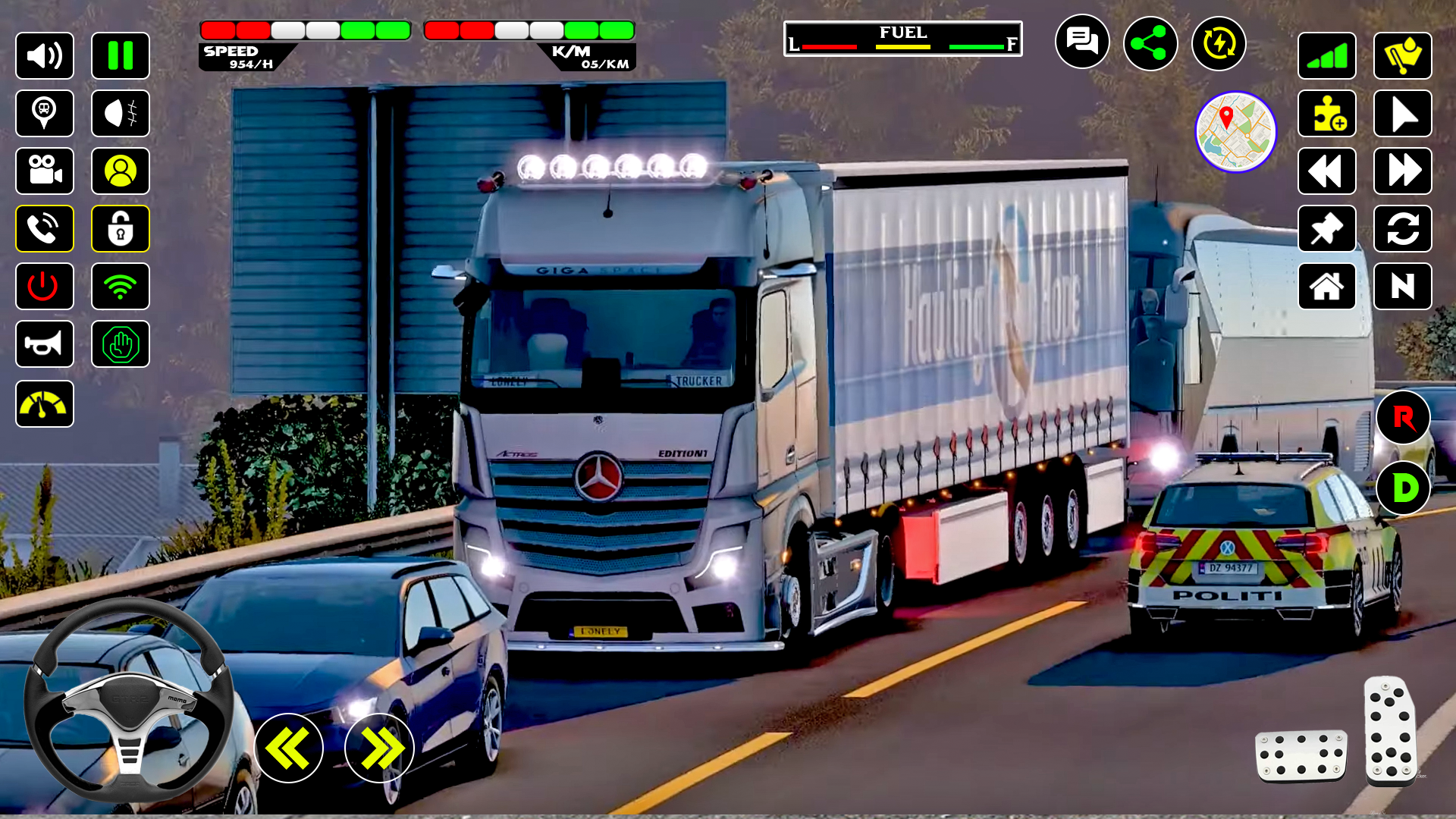 Скриншот игры US Cargo 3d Truck: Truck Games