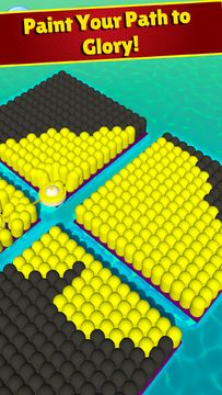 Paint Bubble Rolling Game Game Screenshot