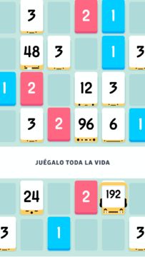 Captura de Pantalla del Juego Threes!