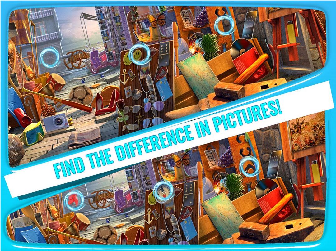 Screenshot of Find the Difference Summer Vacation Game