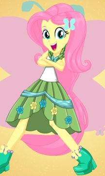 Fluttershy Dress Up Game Screenshot