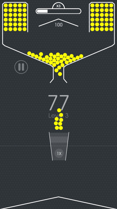 100 Balls - Tap to Drop in Cup screenshot game
