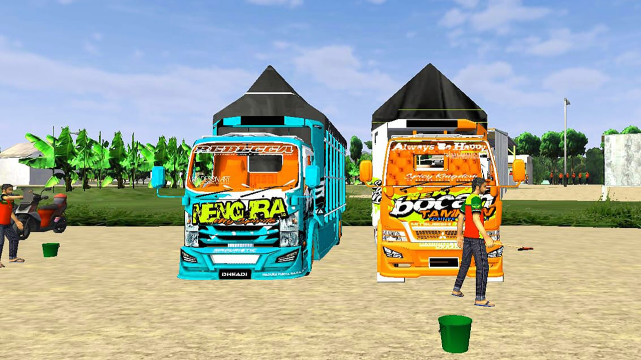 Indonesian Truck Cargo Oleng Game Screenshot