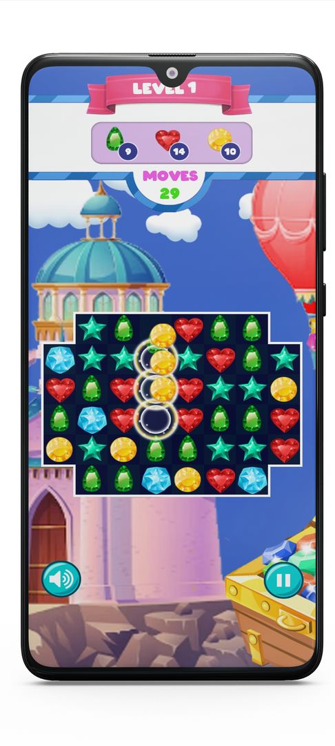 Jewels Break puzzle screenshot game