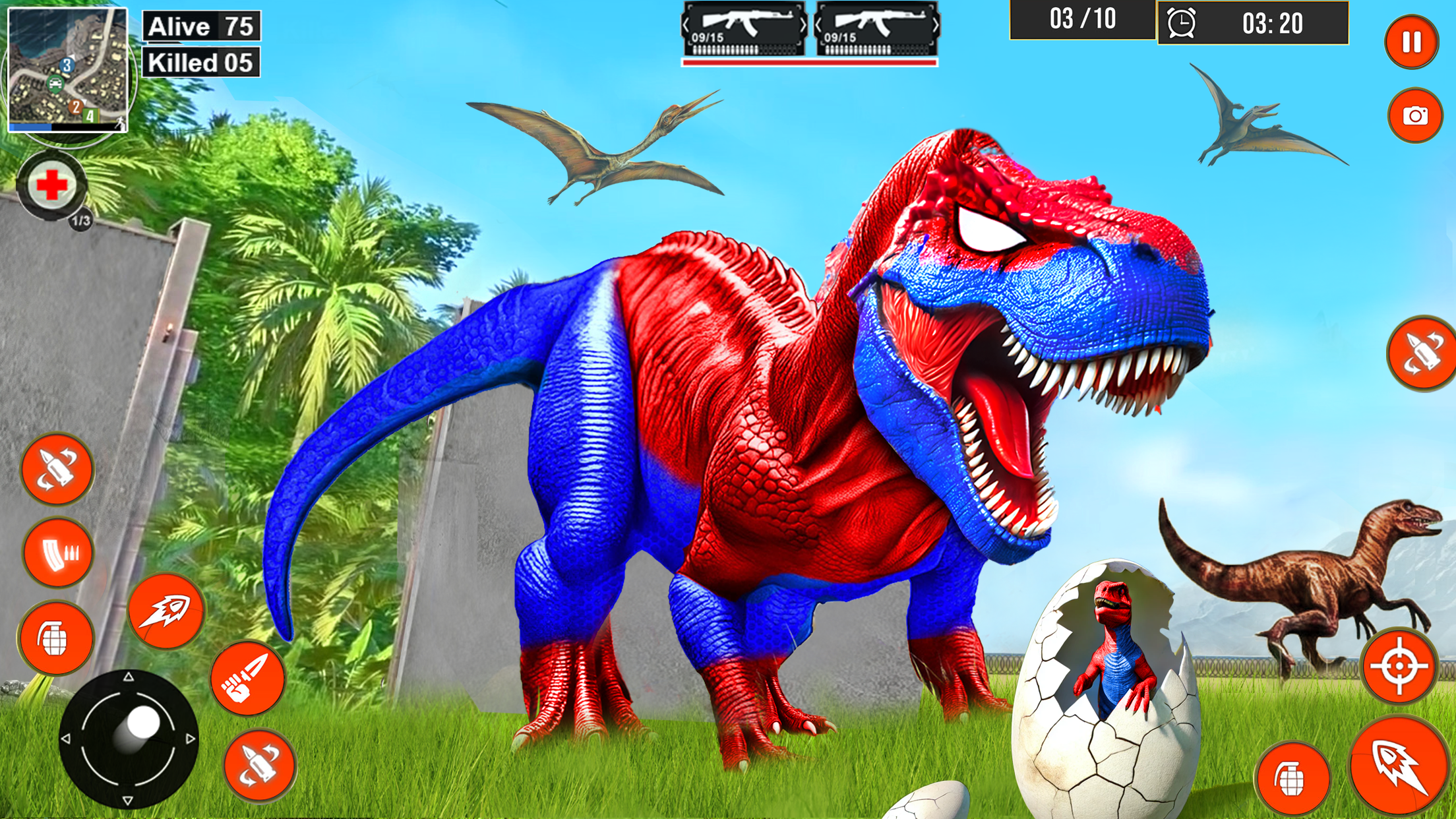 Cuplikan Layar Game Dinosaur Game Family Simulator