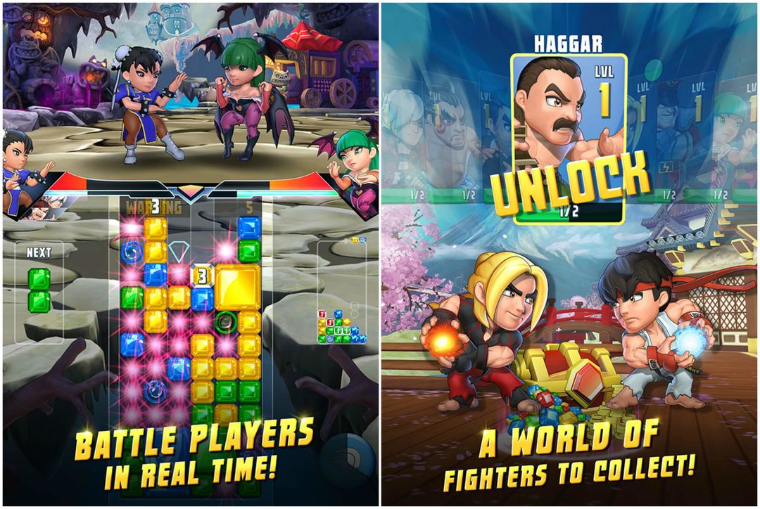 Screenshot of Puzzle Fighter