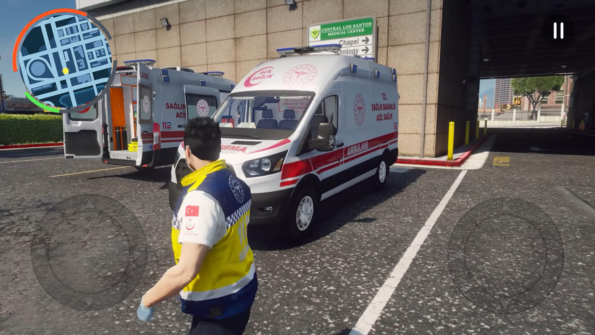 Ambulance Simulator Game 2022 遊戲截圖