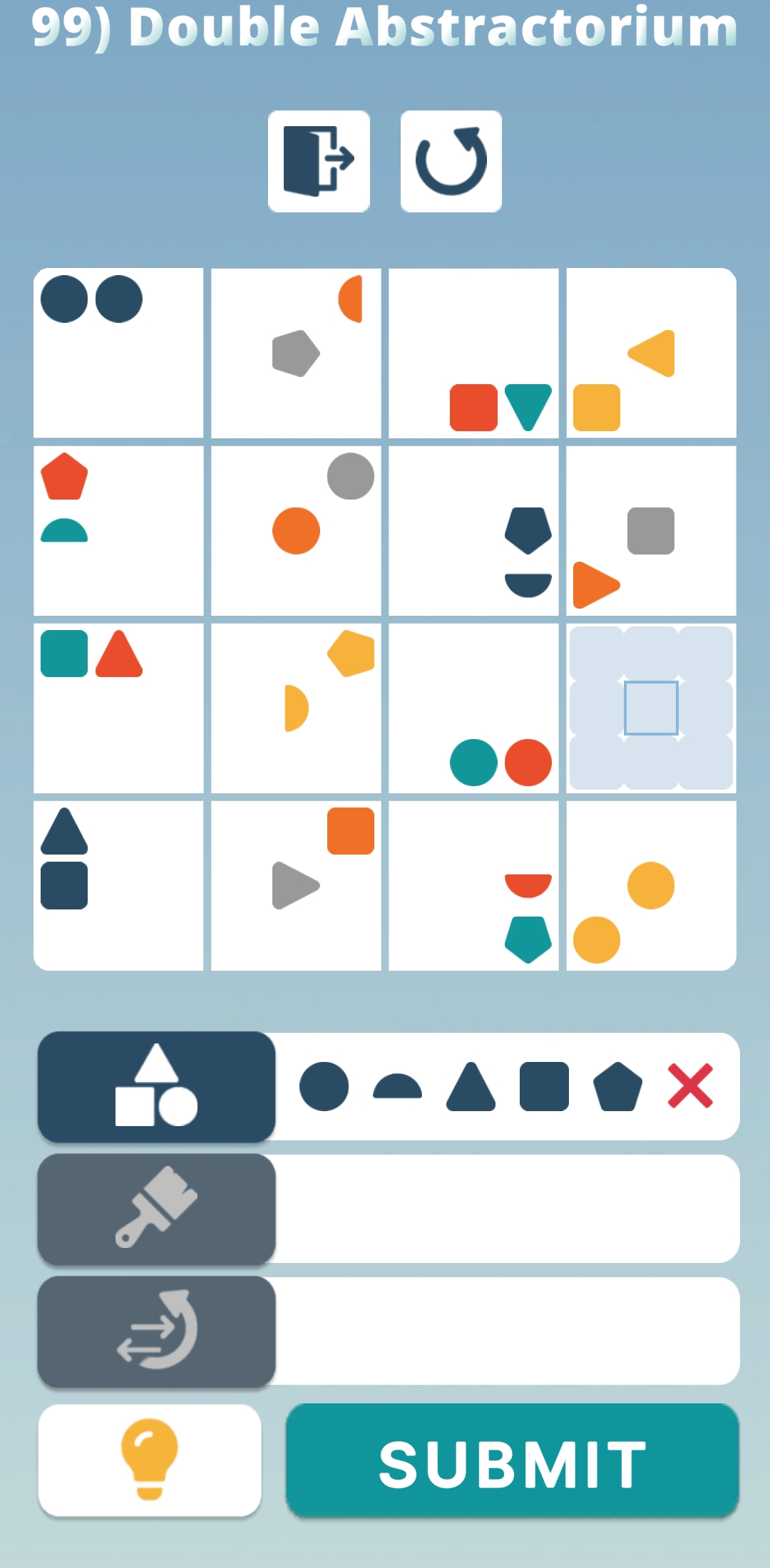 Скриншот игры Shape Logic