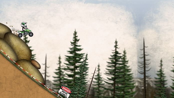 Screenshot of Stickman Downhill - Motocross