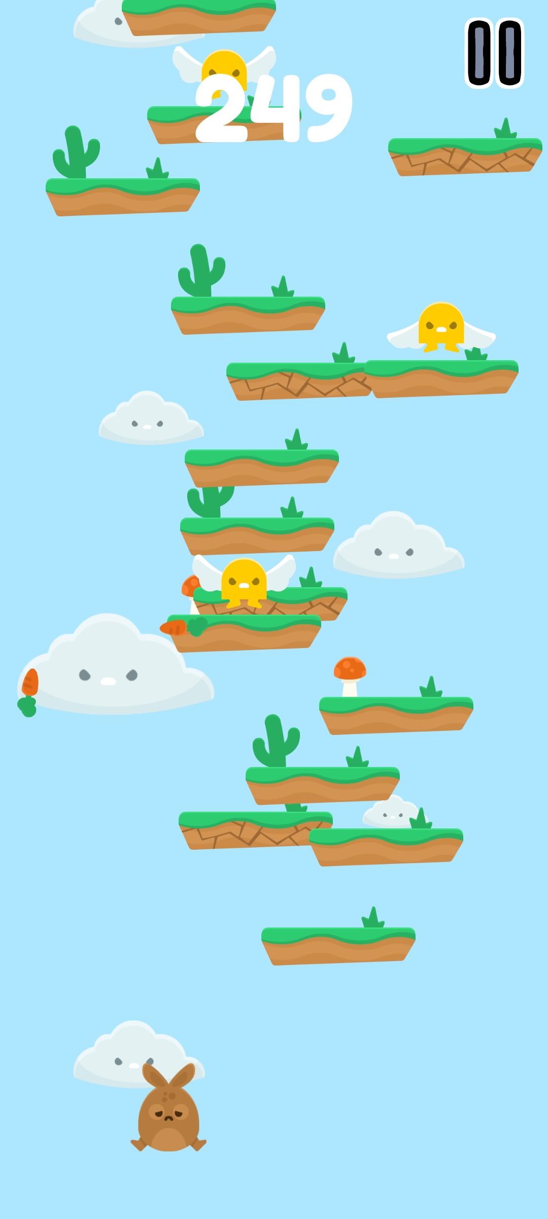Captura de Tela do Jogo Rabbit Jump