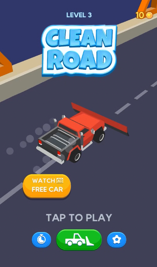 Screenshot of the video of Clean Road