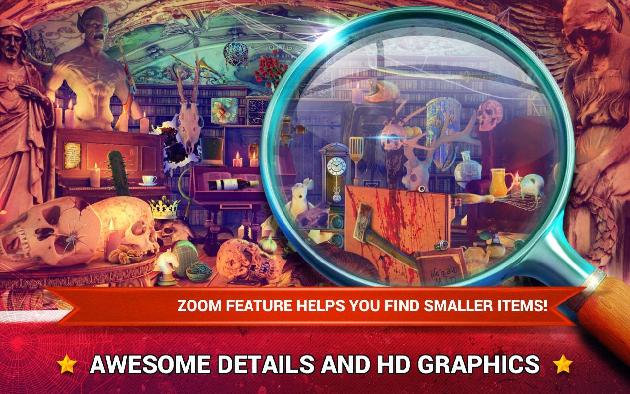 Hidden Objects Vampires Temple Game Screenshot