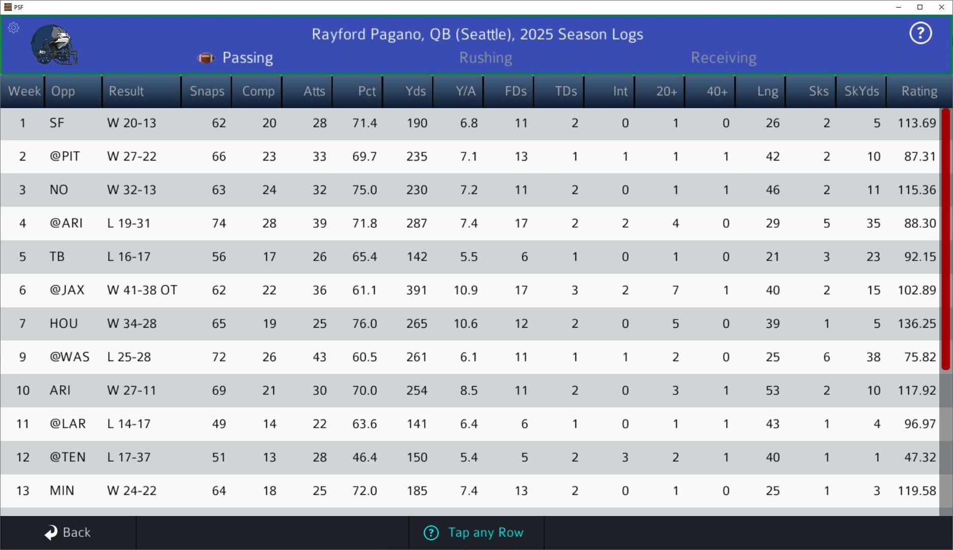 Pro Strategy Football 2026 Game Screenshot