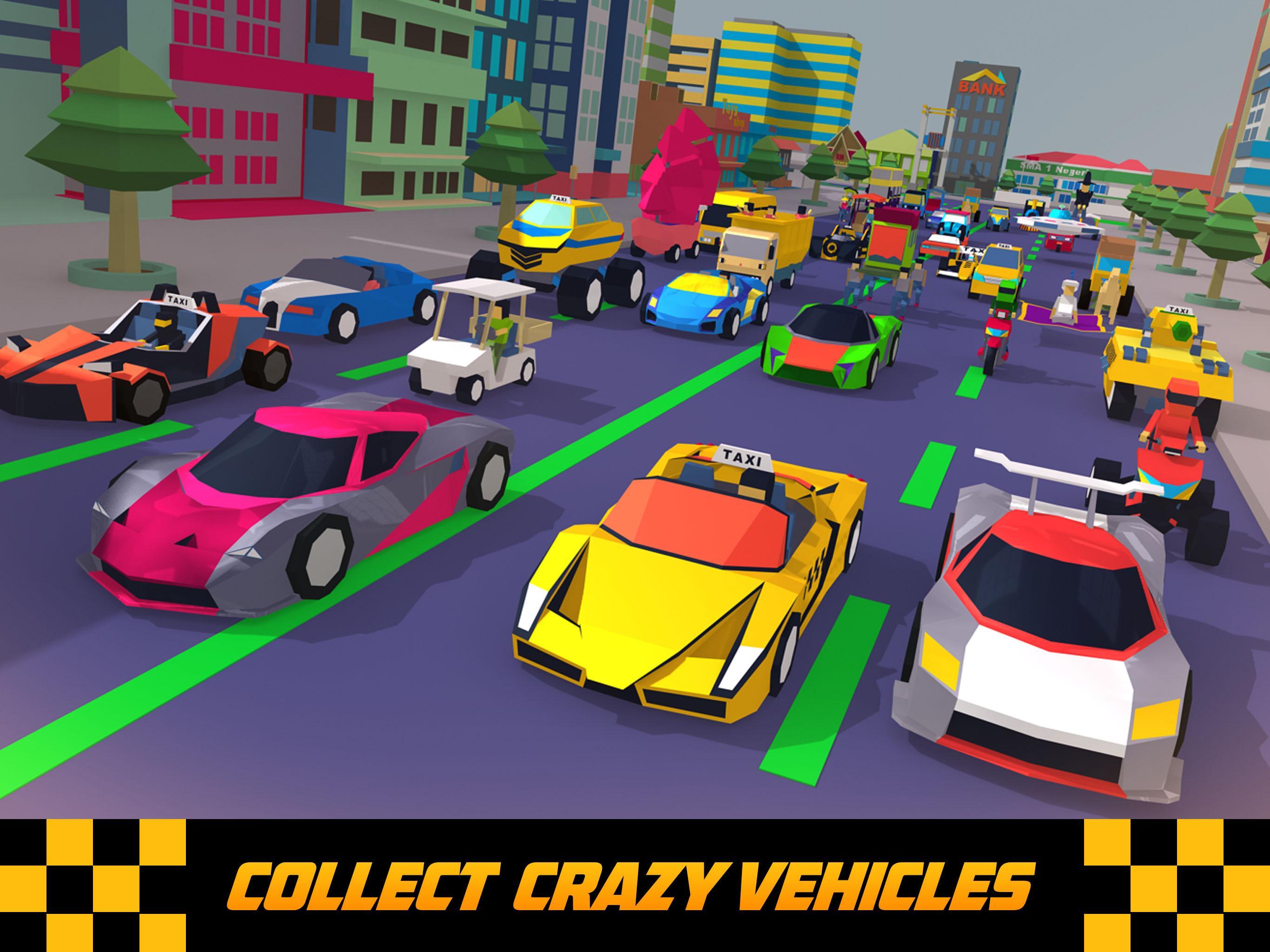 Crazy Traffic Taxi Game Screenshot