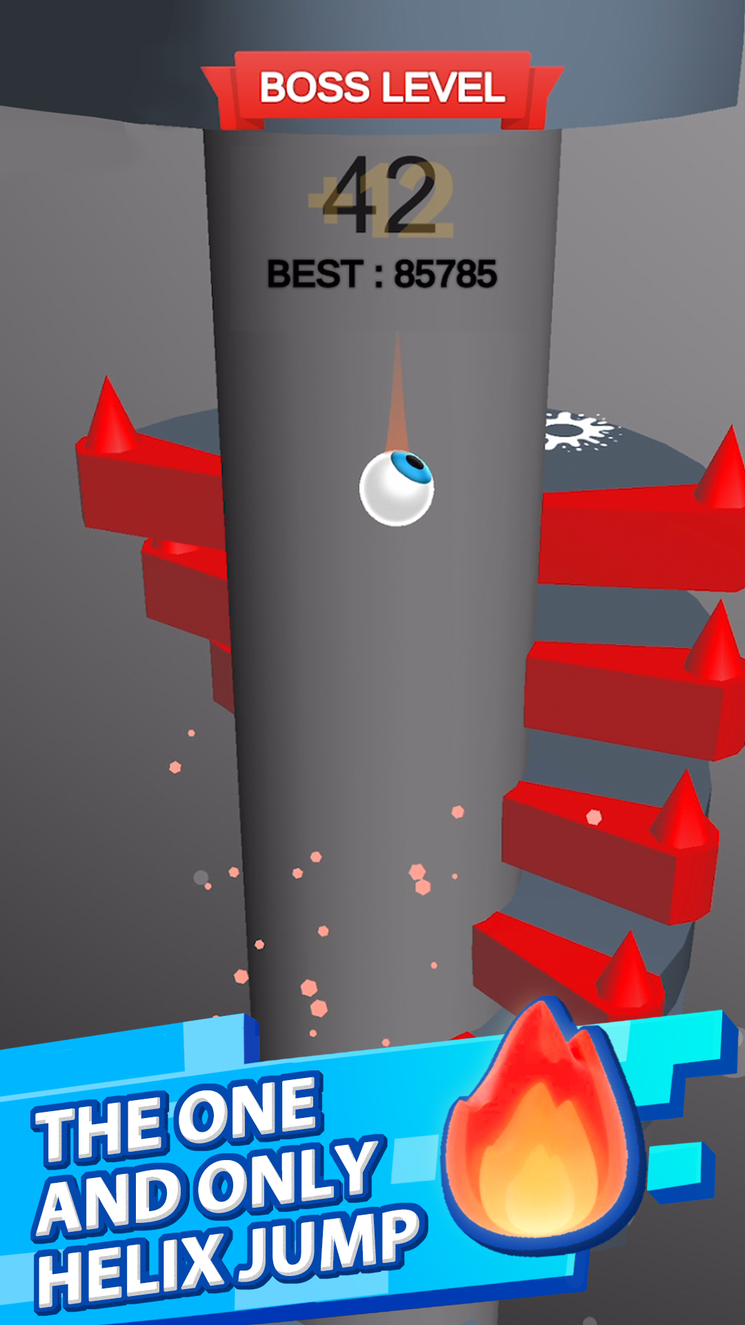Скриншот игры Helix Jump