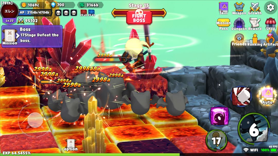 Attack on Noob screenshot game