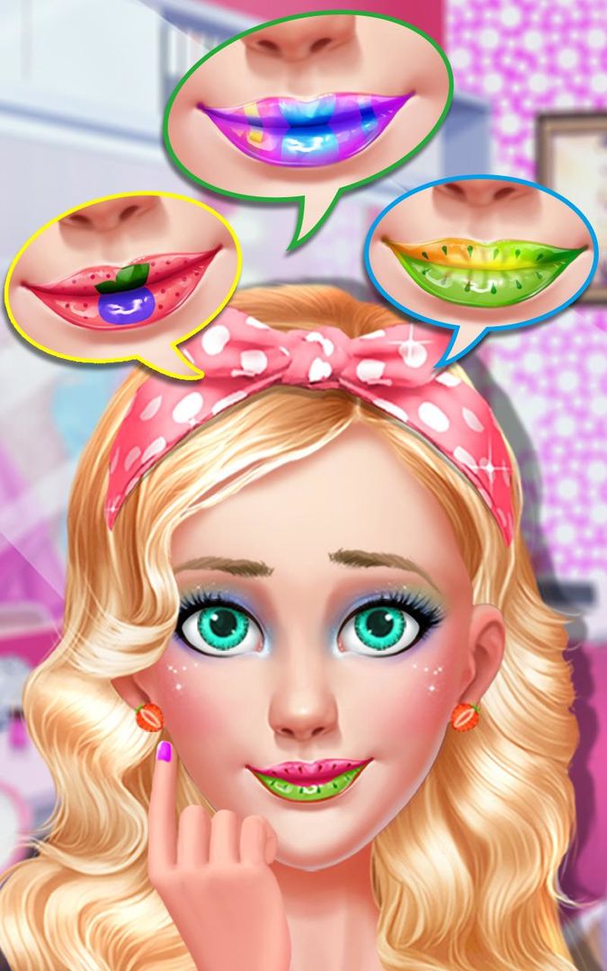 Screenshot of Fruity Lipstick Maker Salon