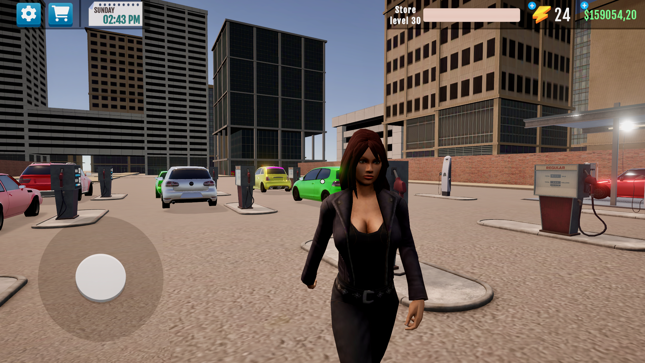시티 주유소 시뮬레이터 3D 게임 스크린 샷