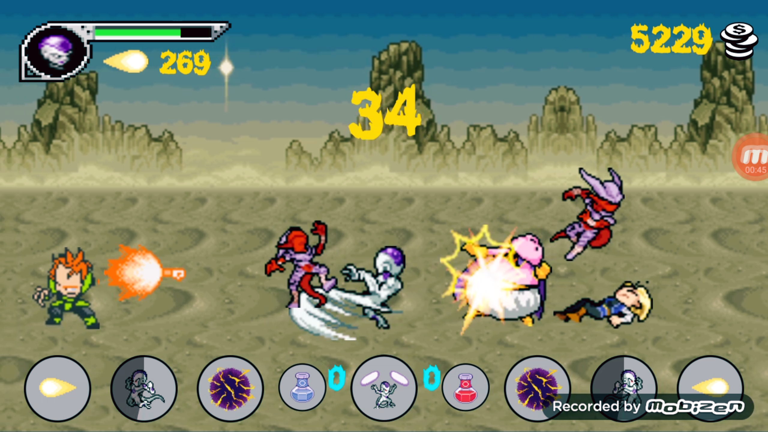 Battle Of Dragon Z Warrior Game Screenshot