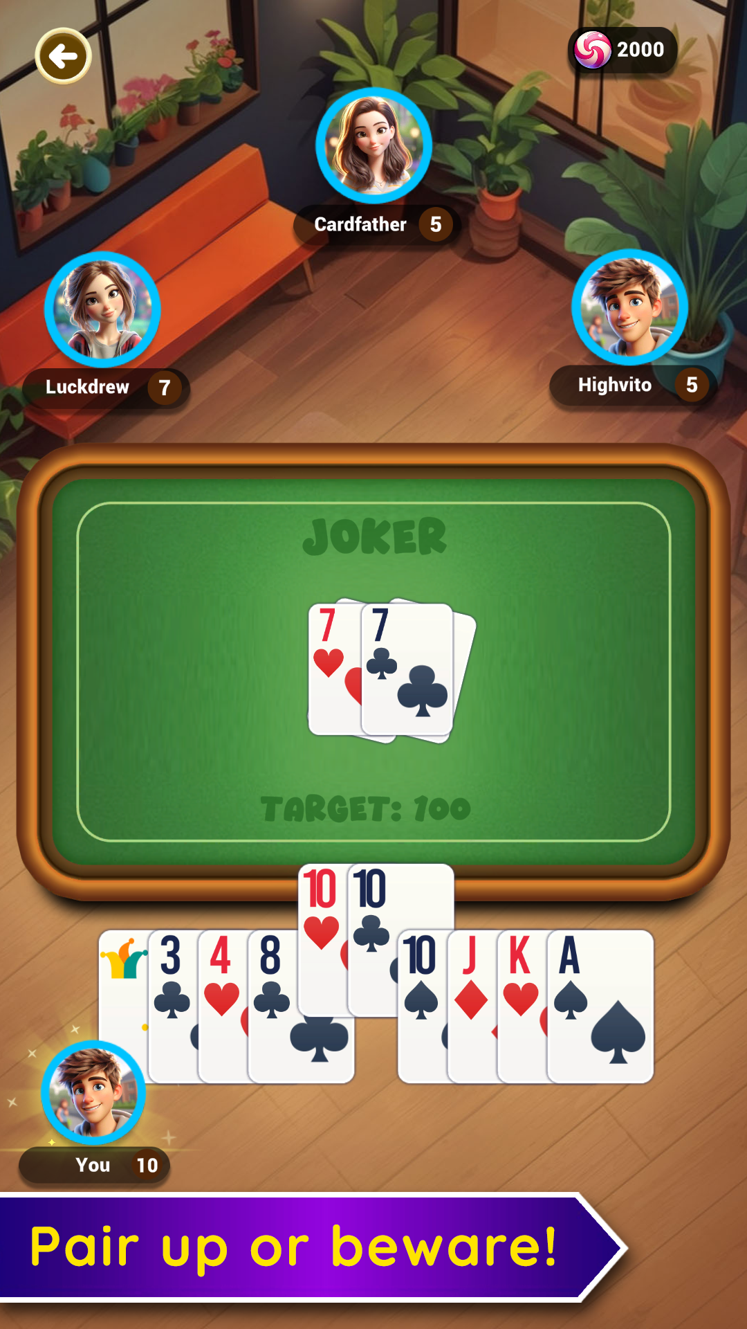 Cuplikan Layar Game Old Maid: Fun Card Game!