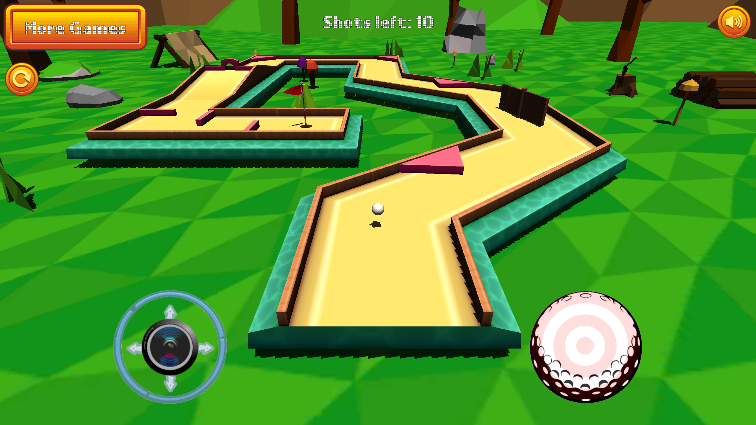 Mini Golf: Retro 2 ภาพหน้าจอเกม