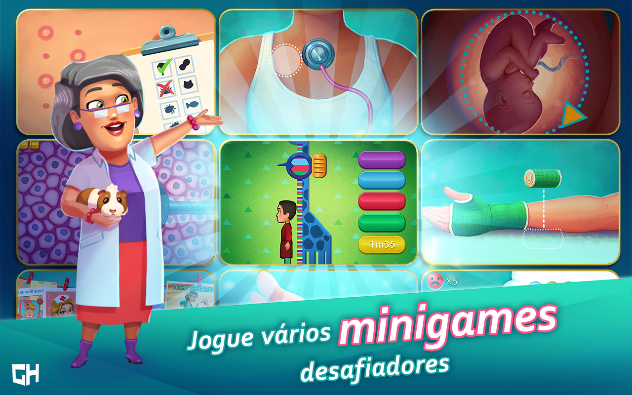 Captura de Tela do Jogo Heart's Medicine Hospital Heat