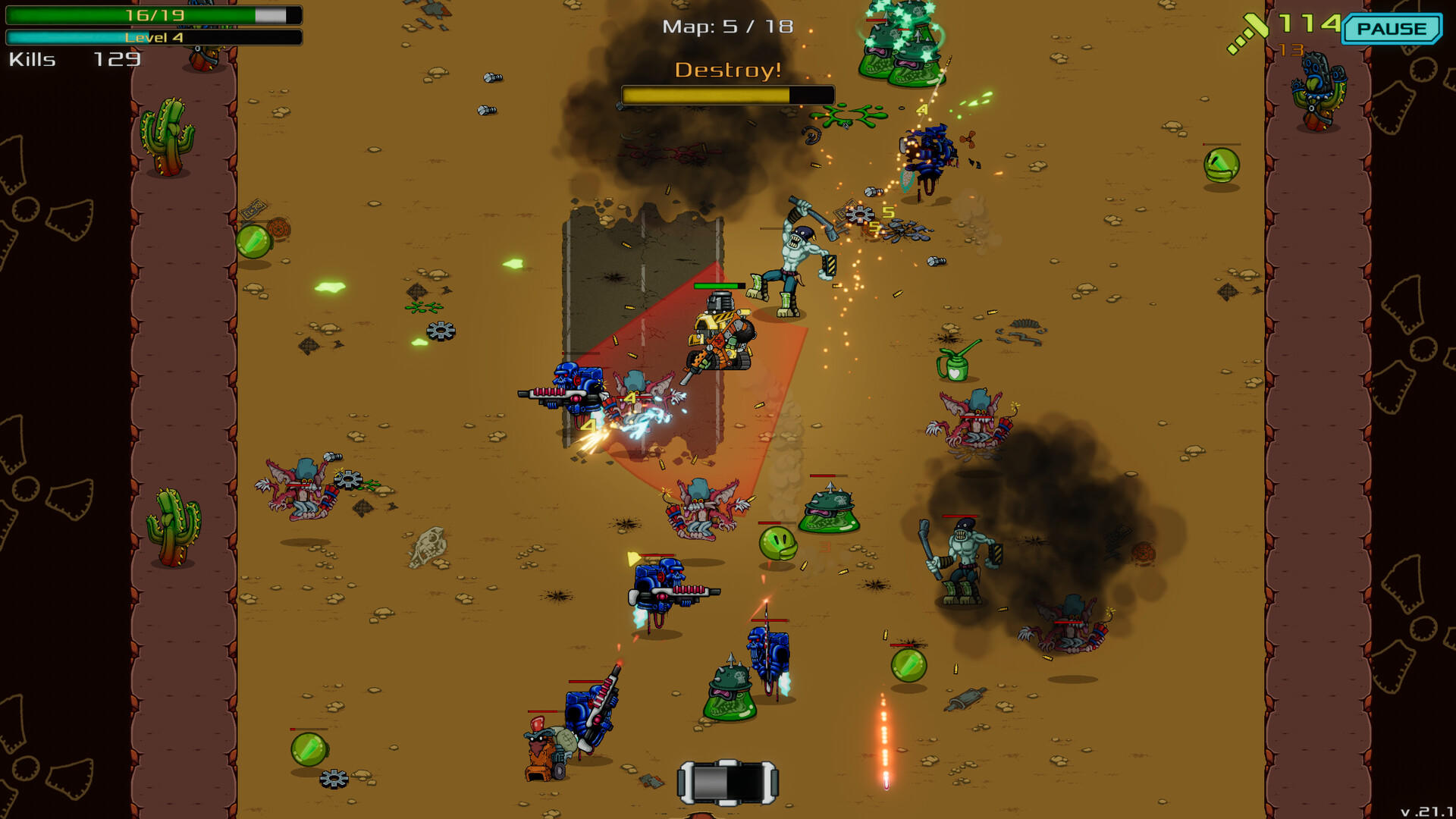 Gunbot Diplomacy screenshot game