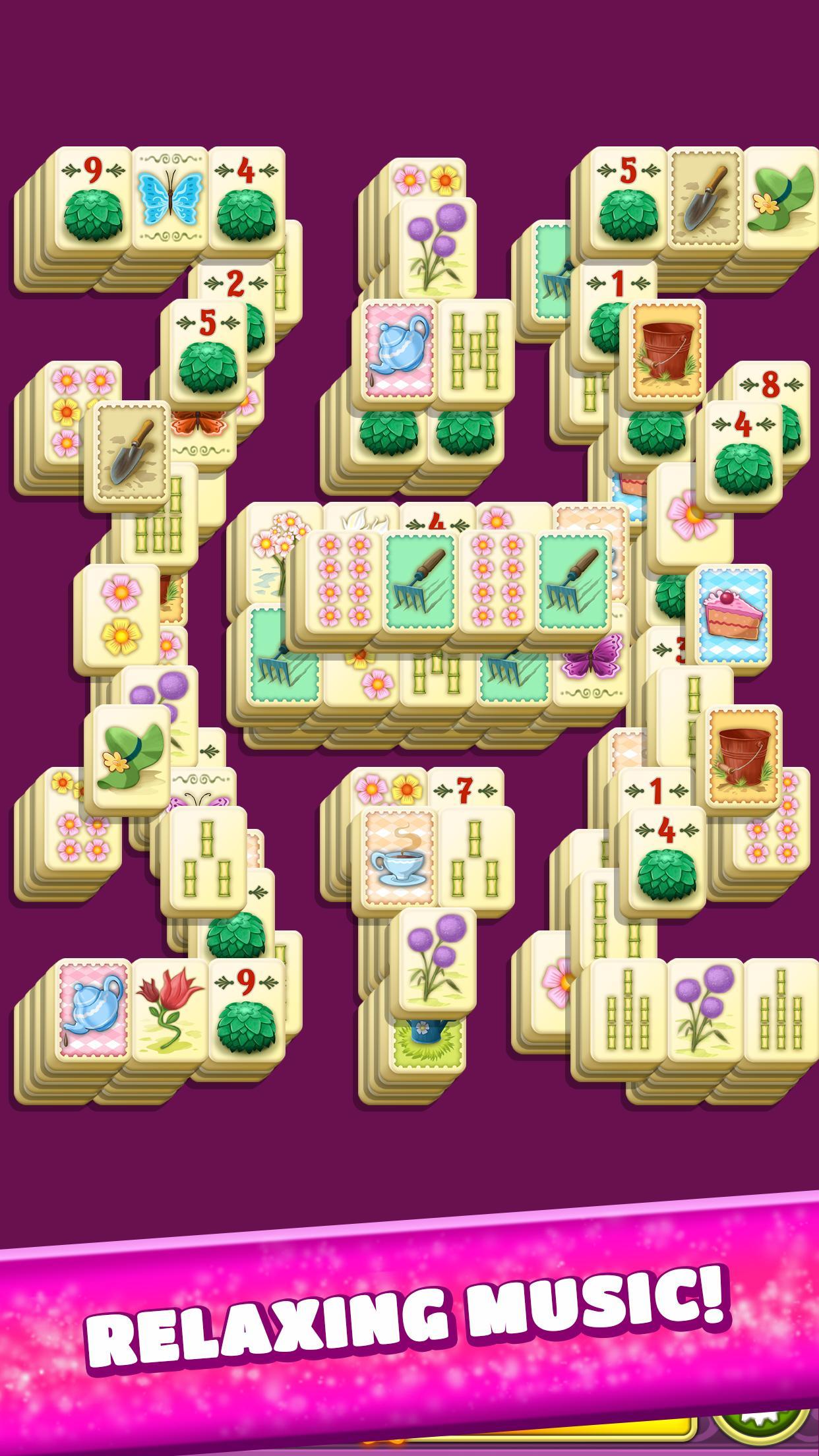 Mahjong Spring Flower Garden Game Screenshot