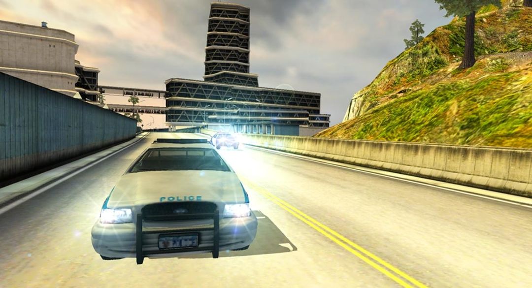 Turbo Police Car Driving 3D ภาพหน้าจอเกม