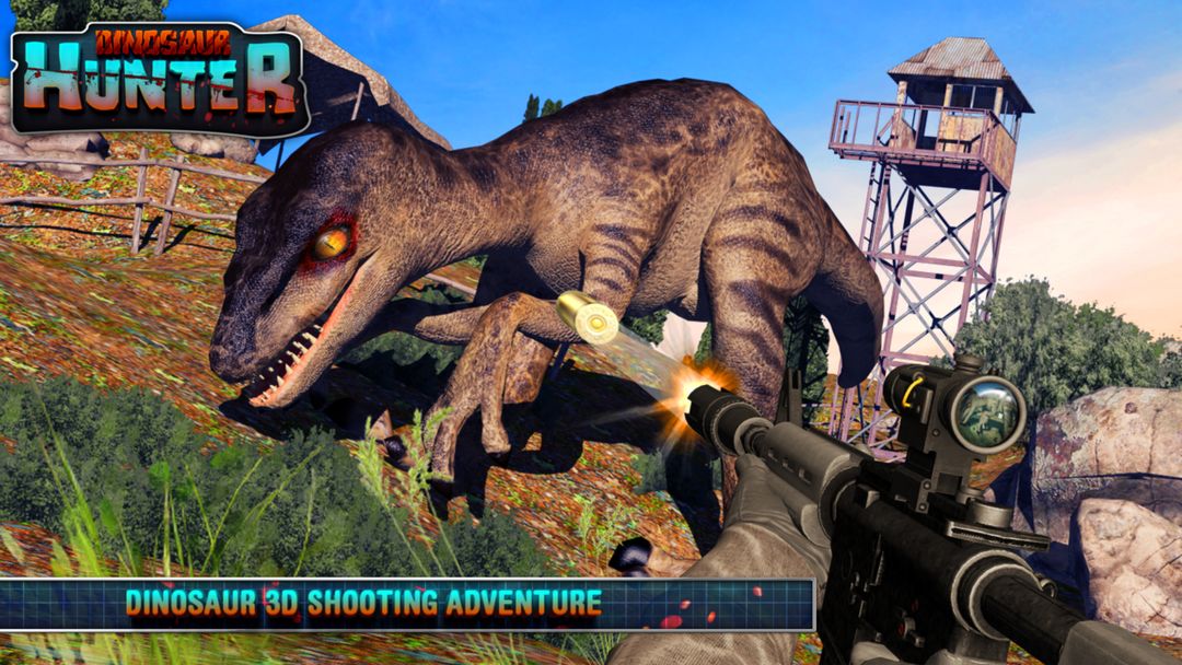 Real Dinosaur Hunting Gun Game screenshot game