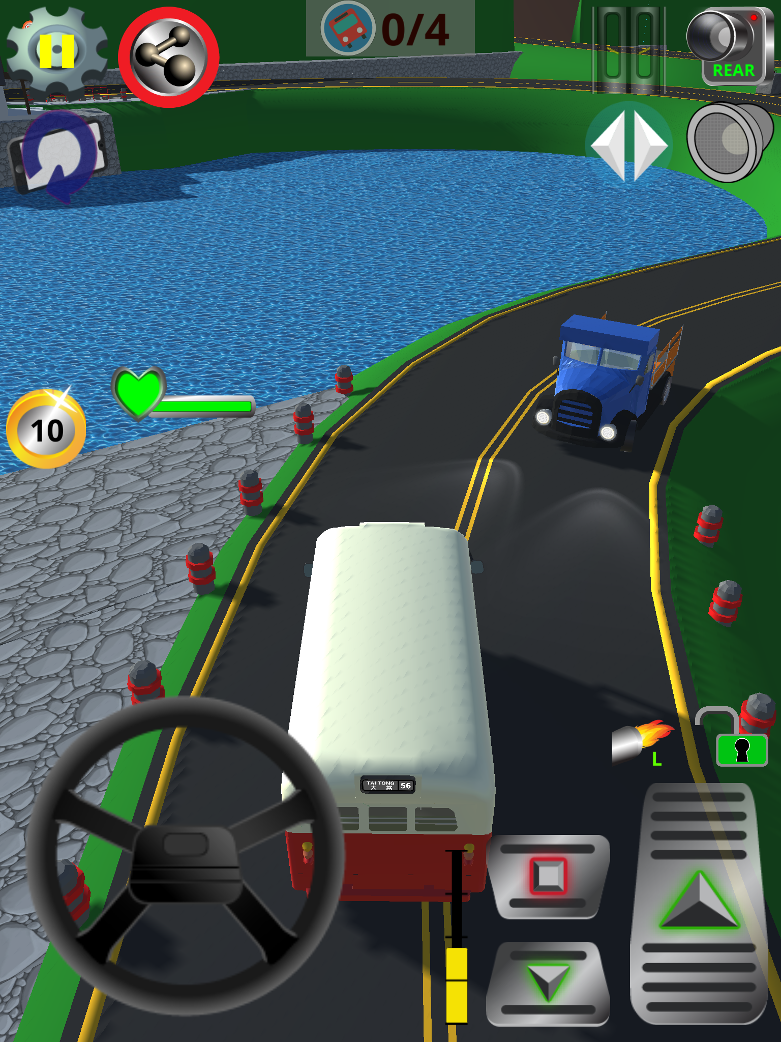 Vintage Bus Go Game Screenshot