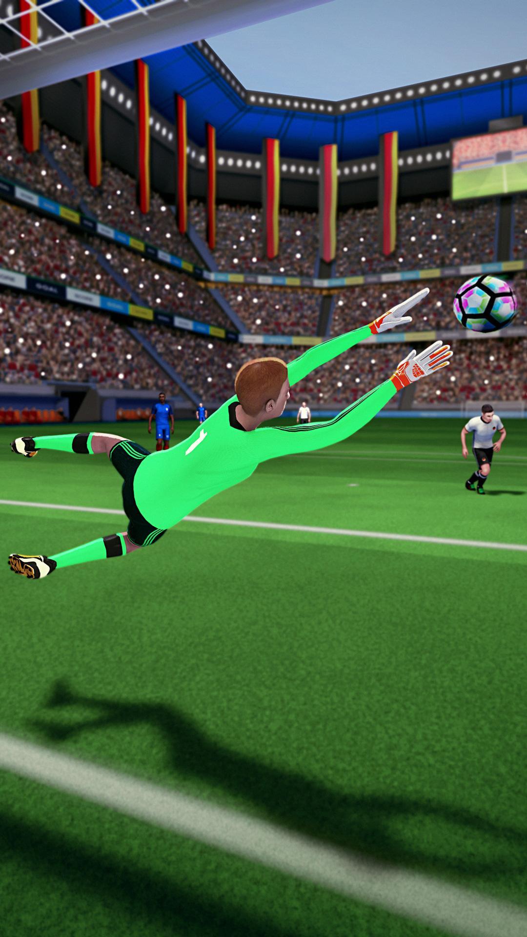 Mobile Soccer Free Kick Cup 2017 Game Screenshot