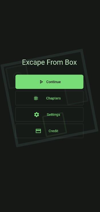 Escape from the box Game Screenshot