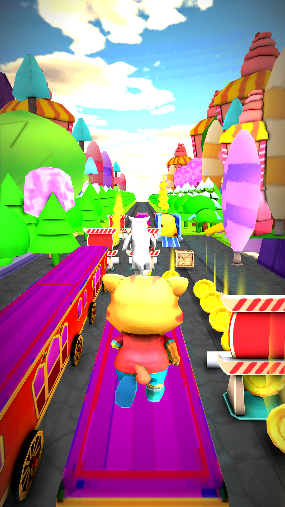 Screenshot of Subway Runner - Cat Run Games