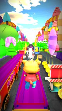 Subway Runner - Cat Run Games Game Screenshot
